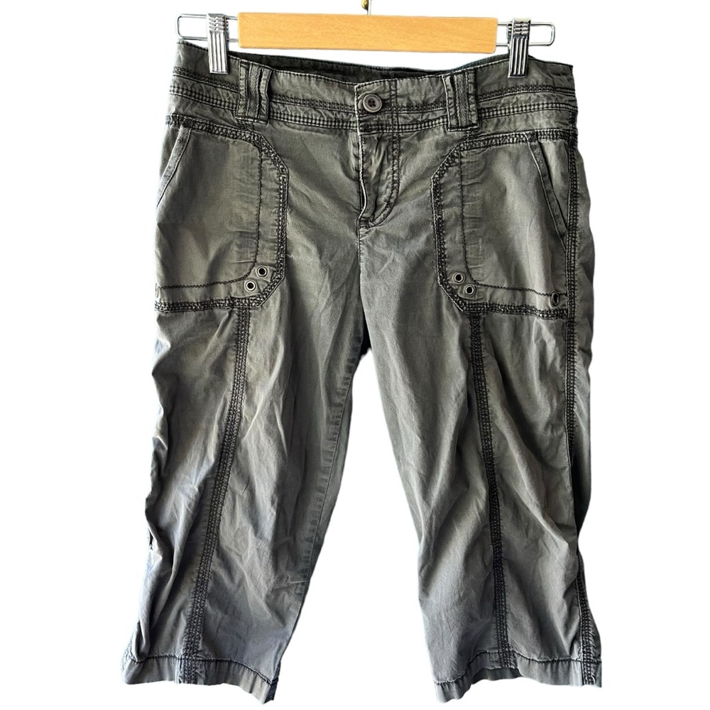 Grey Marrakech Capri Cargo Pants Size 28